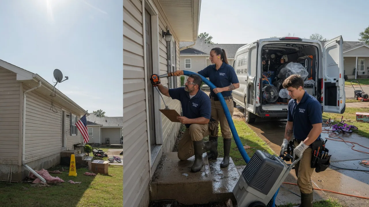 Ceiling Water Damage Restoration in Manchester, MD near me